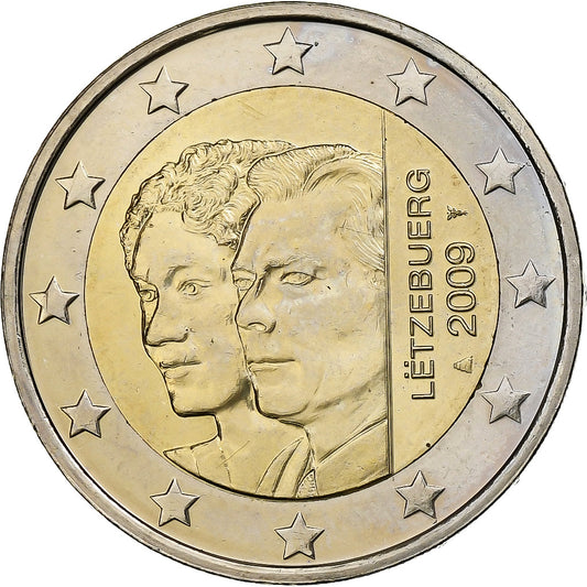 Luxemburg, 
  
  2 euro, 
  
  Henri I Aderarea lui Charlotte