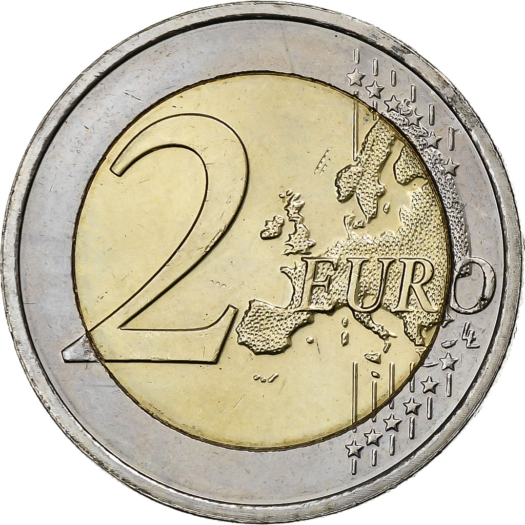 Luxemburg, 
  
  2 euro, 
  
  30 de ani de drapelul Uniunii Europene