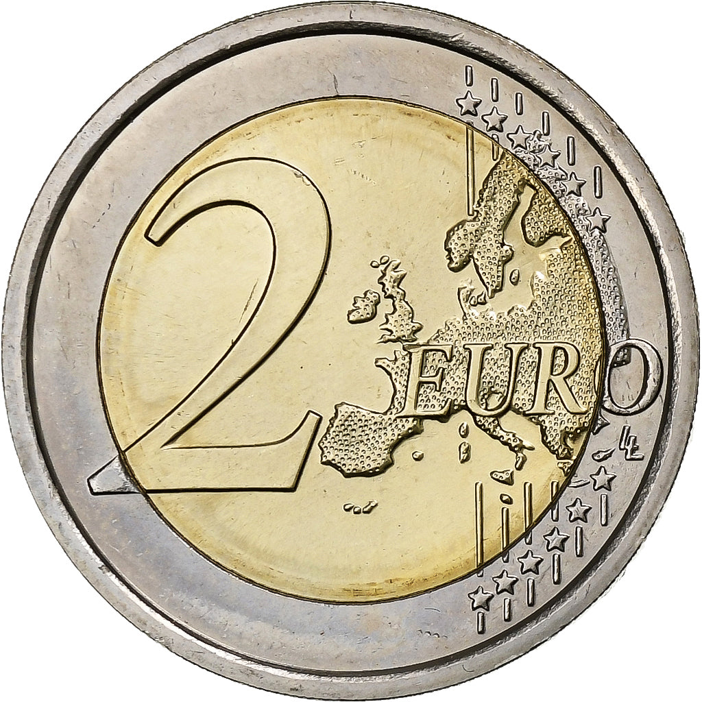 Slovenia, 
  
  2 euro, 
  
  30 de ani de drapelul Uniunii Europene