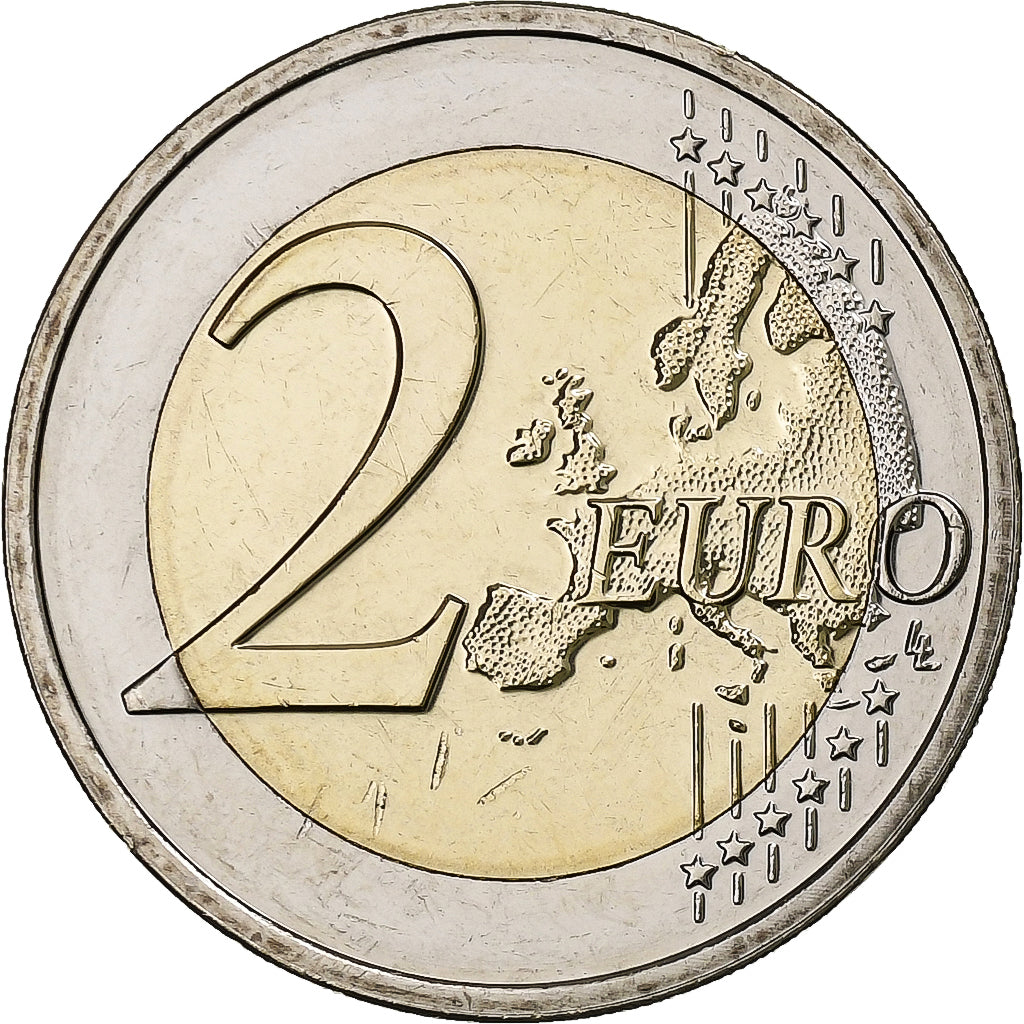 Lituania, 
  
  2 euro, 
  
  Soarele Răsare