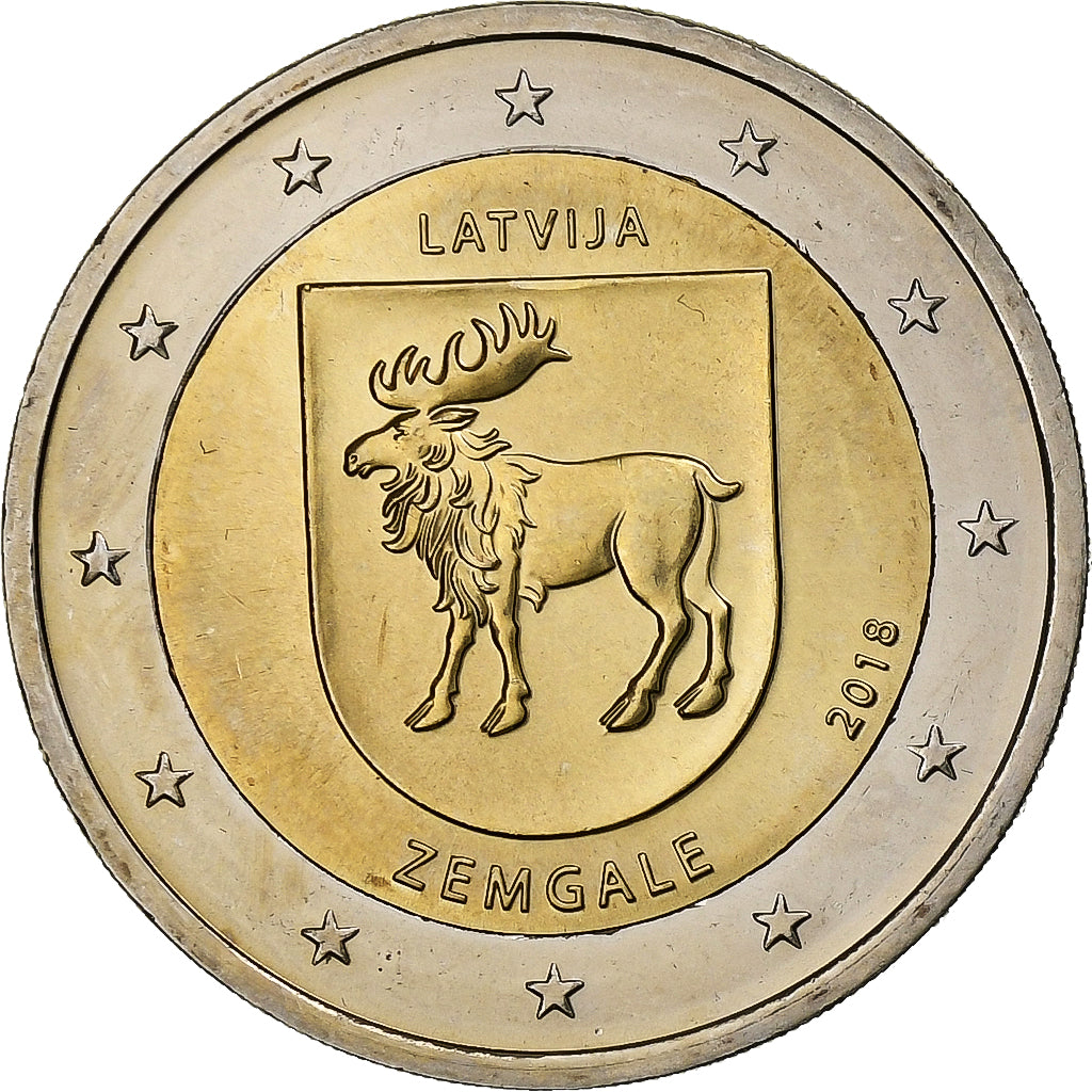 Lituania, 
  
  2 euro, 
  
  Zemgale