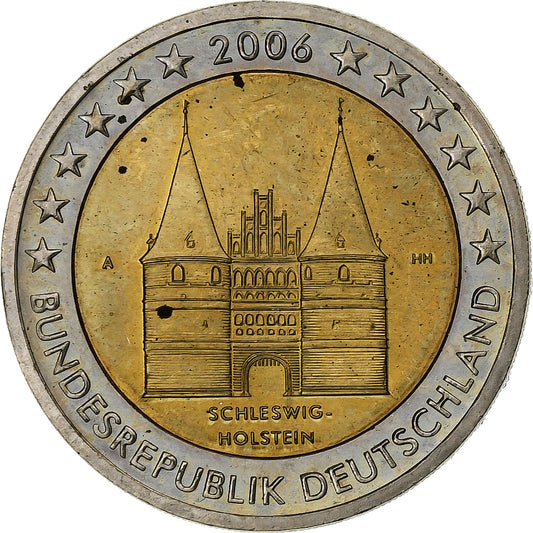 Germania, 
  
  2 euro, 
  
  Bundesländer - „Schleswig-Holstein”