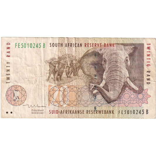 Africa de Sud, 
  
  20 de rand, 
  
  VF(30-35)