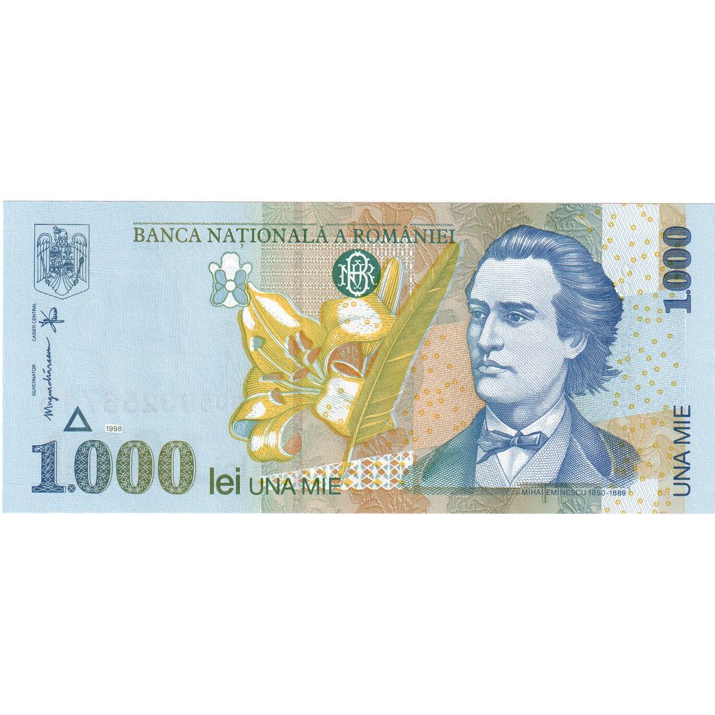 România, 
  
  1000 lei, 
  
  UNC(65-70)