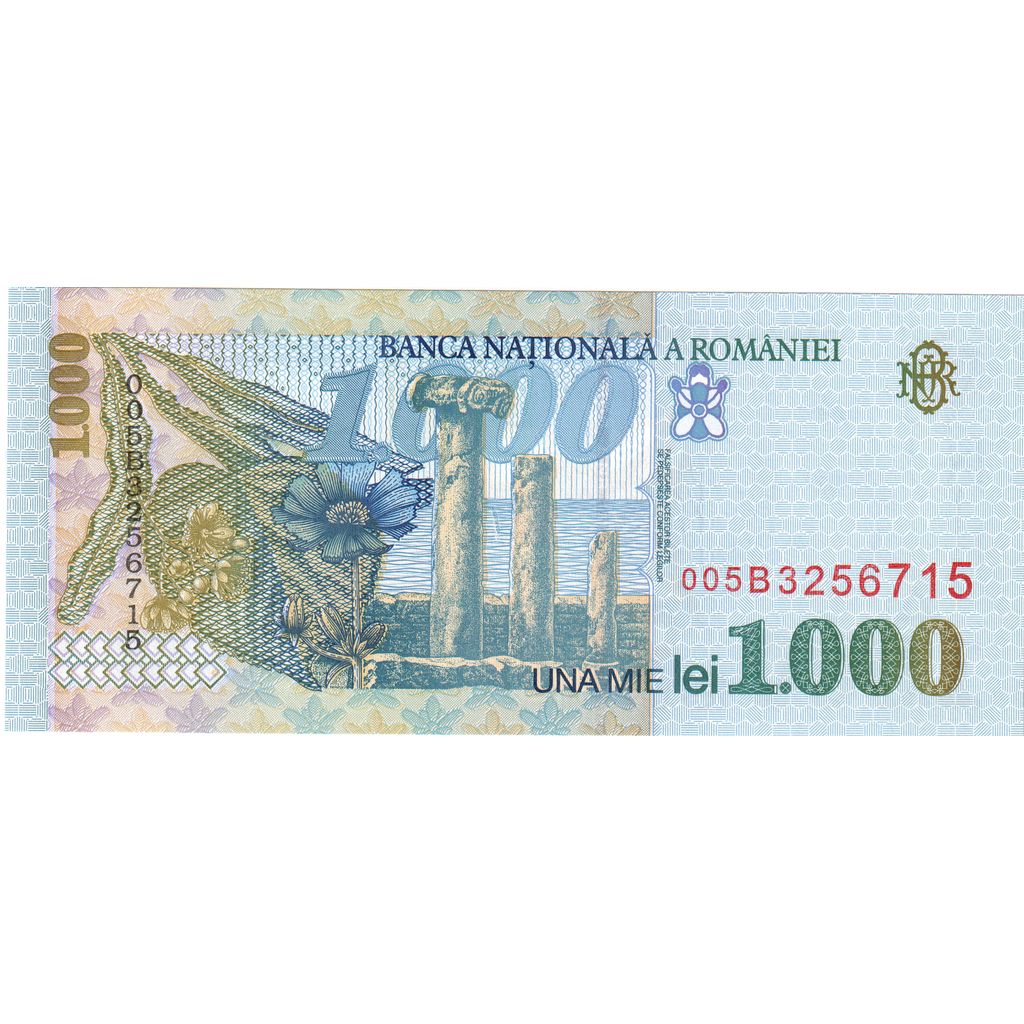 România, 
  
  1000 lei, 
  
  UNC(65-70)