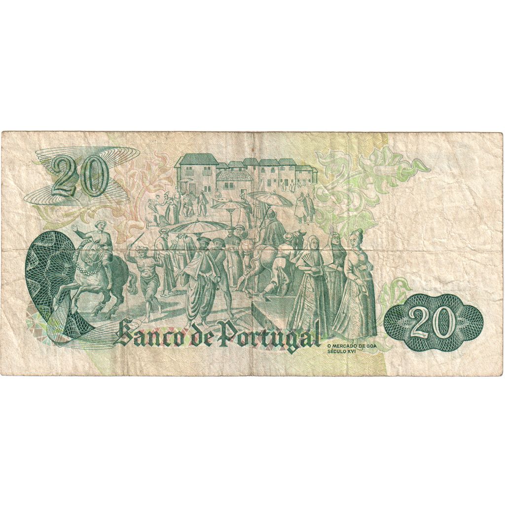 Portugalia, 
  
  20 escudo, 
  
  1971-07-27