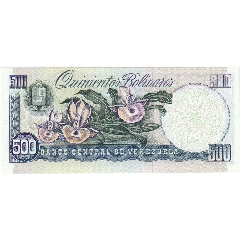 Venezuela, 
  
  500 bolivar, 
  
  1995-06-05