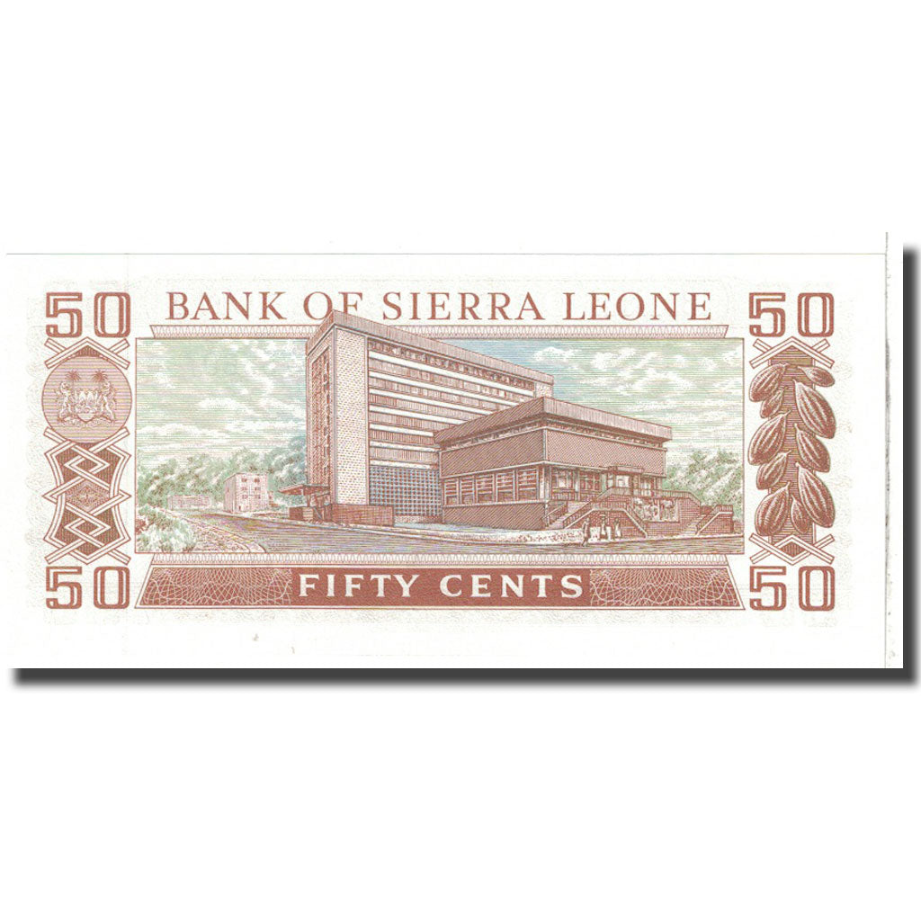 bancnota, 
  
  Sierra Leone, 
  
  50 de leoni