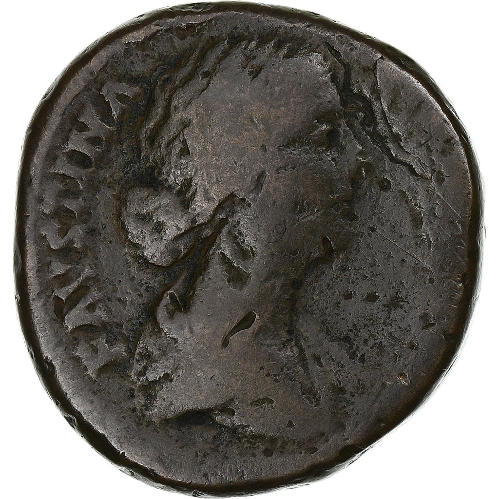 Faustina a II-a, 
  
  Sestertius, 
  
  161-176