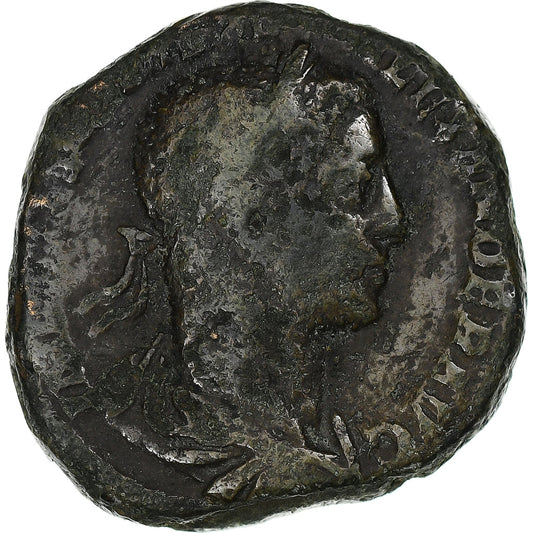 Severus Alexandru, 
  
  Sestertius, 
  
  227