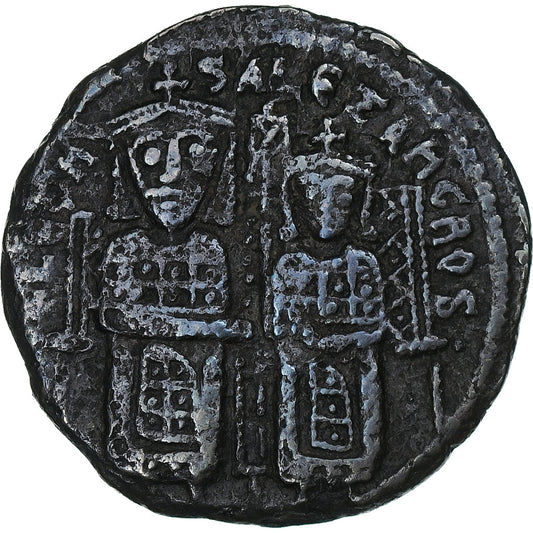 Leon al VI-lea și Alexandru, 
  
  Follis, 
  
  886-912