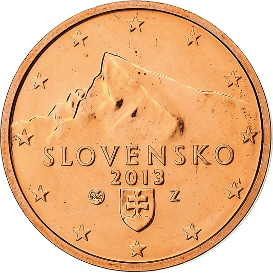 Slovacia, 
  
  2 cenți de euro, 
  
  2013