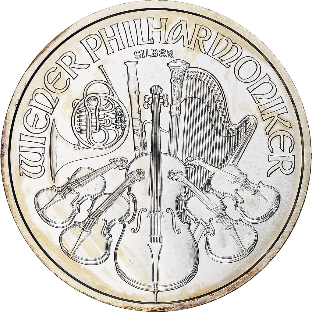 Austria, 
  
  1-1/2 euro / 1 oz, 
  
  Orchestra Filarmonicii