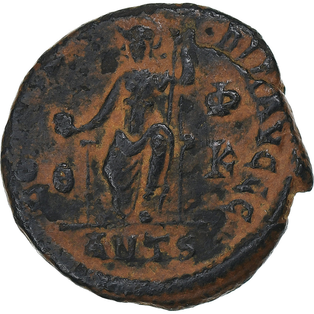 Valentinian al II-lea, 
  
  Follis, 
  
  378-383