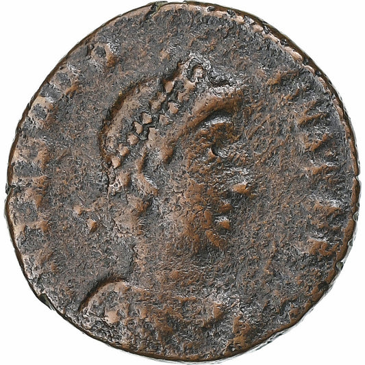 Teodosie I, 
  
  Follis, 
  
  379-395