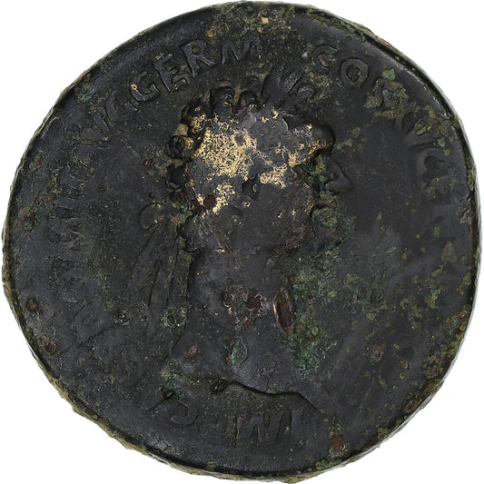 Domitian, 
  
  Sestertius, 
  
  90-91