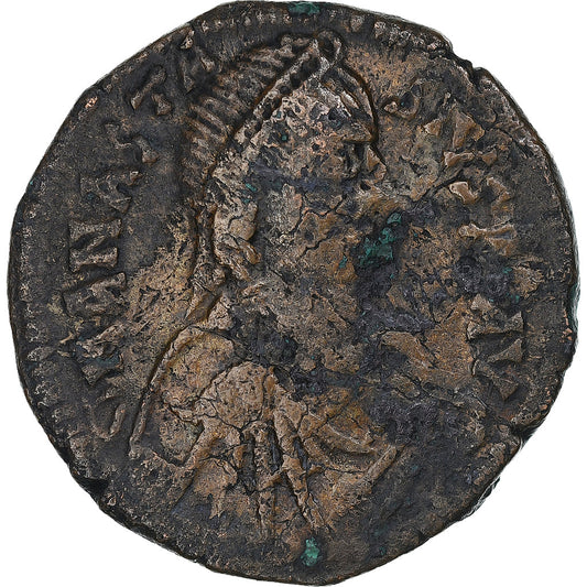 Anastasie I, 
  
  Follis, 
  
  491-518