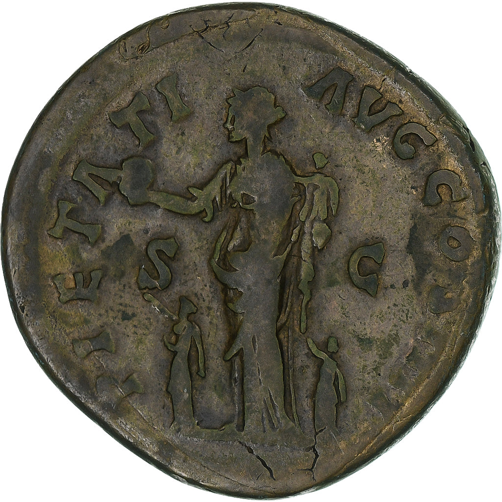 Antoninus Pius, 
  
  Sestertius, 
  
  159-160