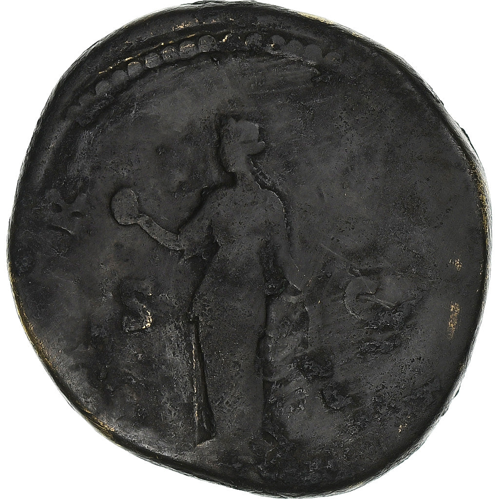 Diva Faustina I, 
  
  Sestertius, 
  
  141