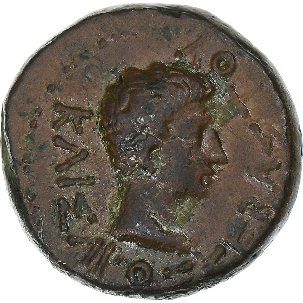 Rhoemetalkes I și Augustus, 
  
  Bronz Æ, 
  
  27 î.Hr.-14 d.Hr