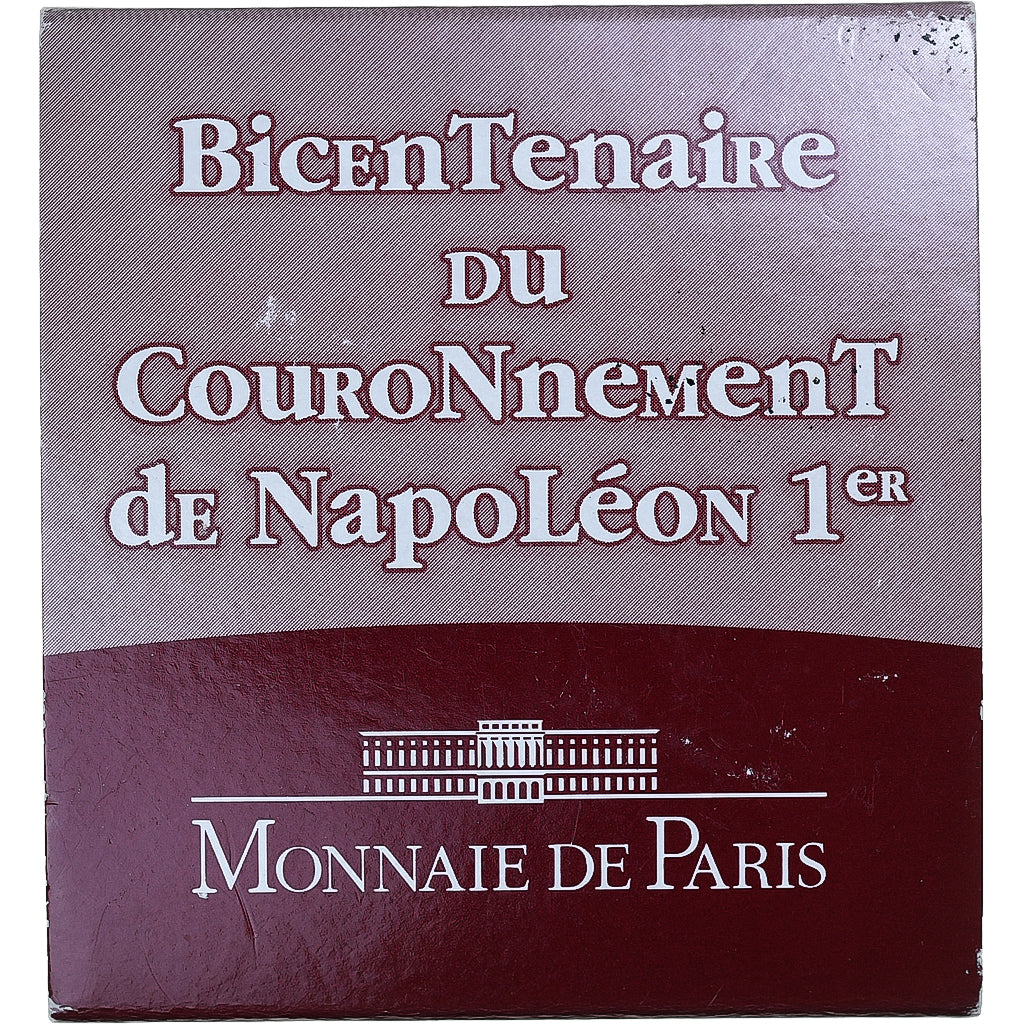 Franţa, 
  
  1-1/2 euro, 
  
  Bicentenaire du Couronnement de Napoléon Ier