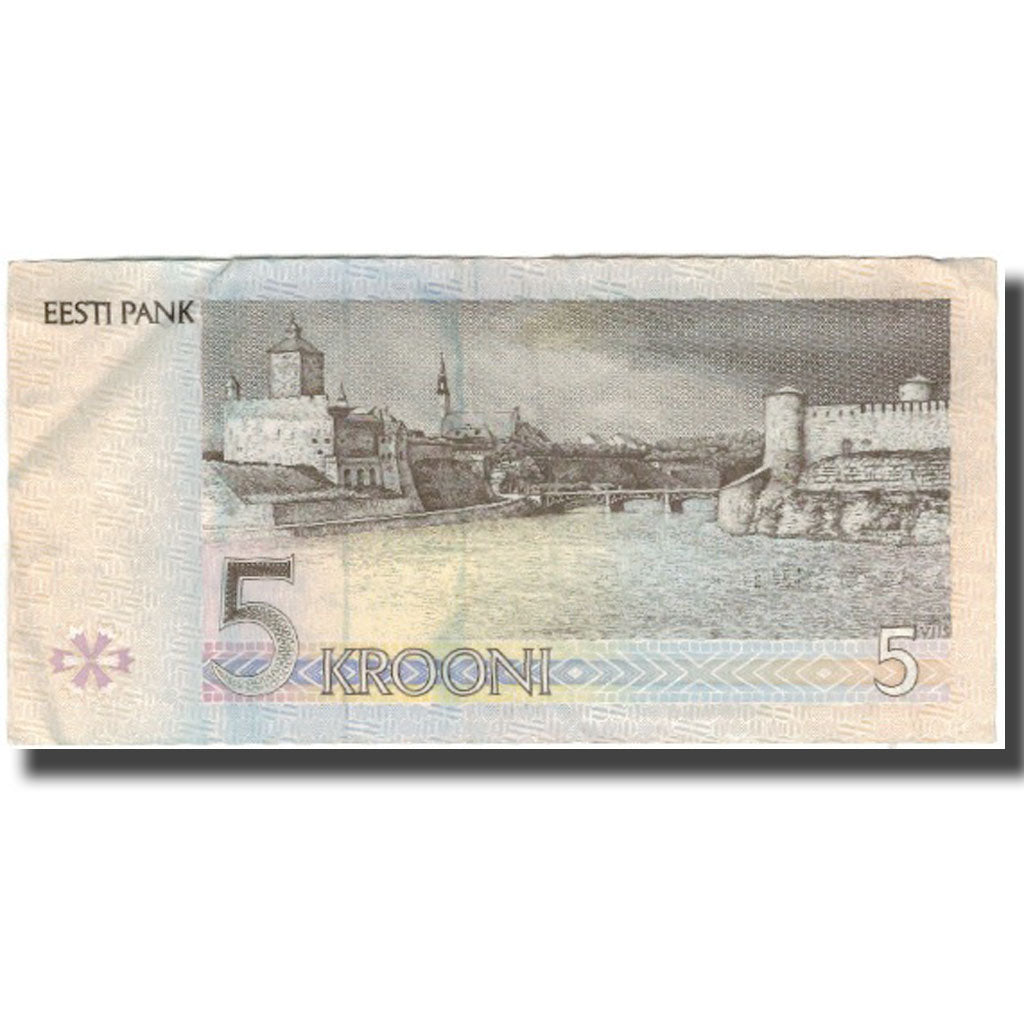 bancnota, 
  
  Estonia, 
  
  5 Krooni