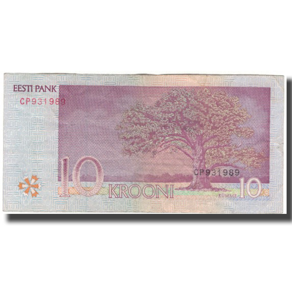 bancnota, 
  
  Estonia, 
  
  10 Krooni