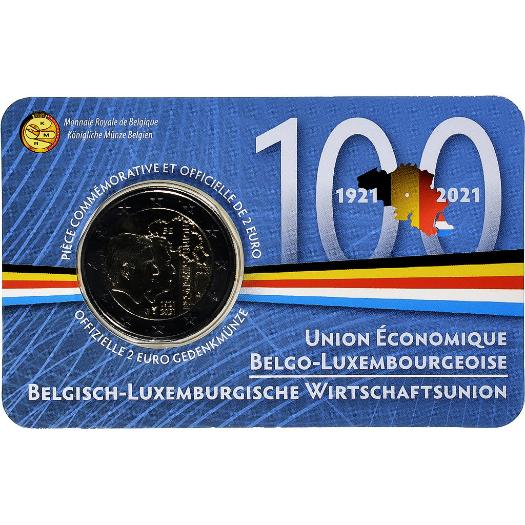 Belgia, 
  
  2 euro, 
  
  Uniunea economică Belgia-Luxemburg