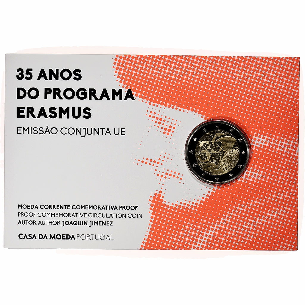 Portugalia, 
  
  2 euro, 
  
  Erasmus