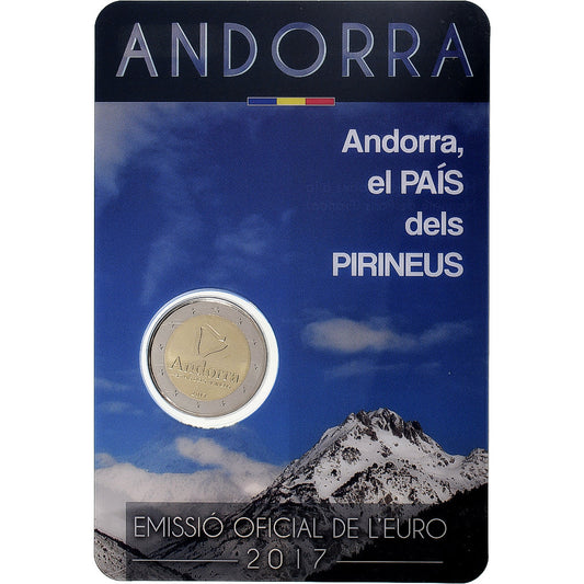 Andorra, 
  
  2 euro, 
  
  Pays des Pyrénées