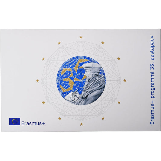 Estonia, 
  
  2 euro, 
  
  Erasmus