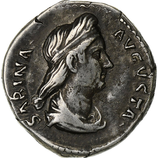 Sabina, 
  
  Denariu, 
  
  133-135