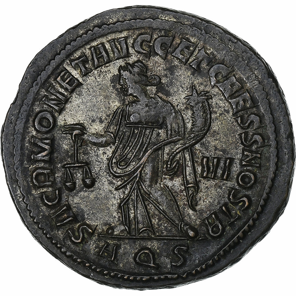 Maximianus, 
  
  Follis, 
  
  302-303