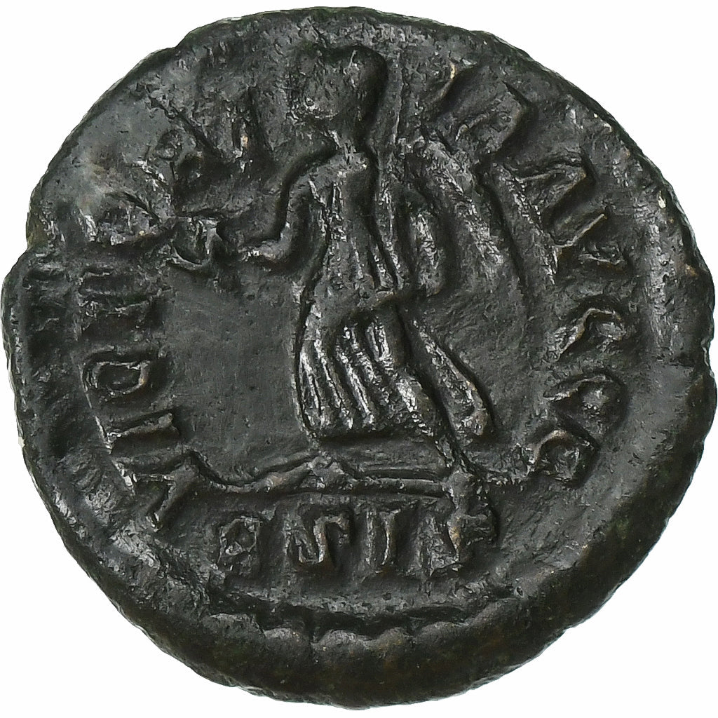 Teodosie I, 
  
  Follis, 
  
  384-387