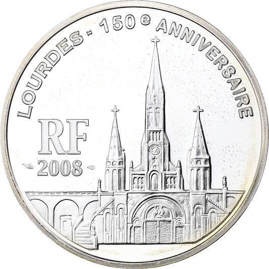 Franţa, 
  
  1-1/2 euro, 
  
  Lourdes