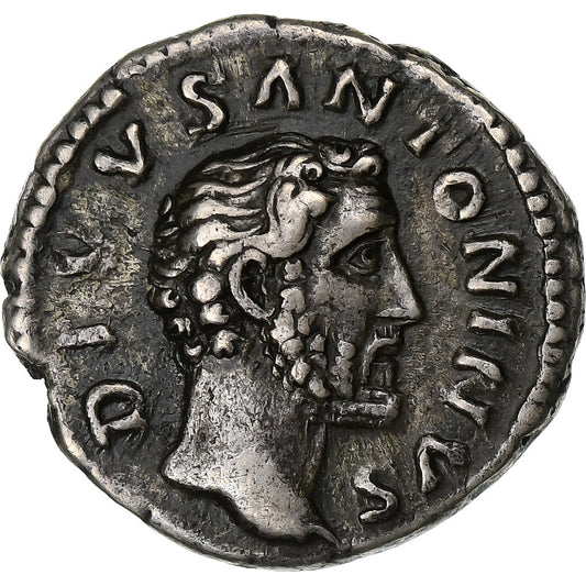 Divus Antoninus Pius, 
  
  Denariu, 
  
  161