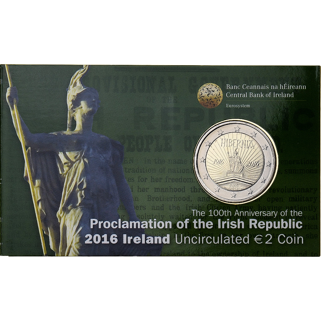 Irlanda, 
  
  2 euro, 
  
  Proclamarea Republicii Irlandeze