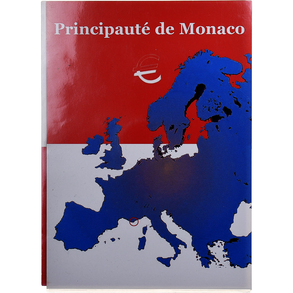 Monaco, 
  
  Rainier III și Albert, 
  
  Coffret 10 c. - 2 euro