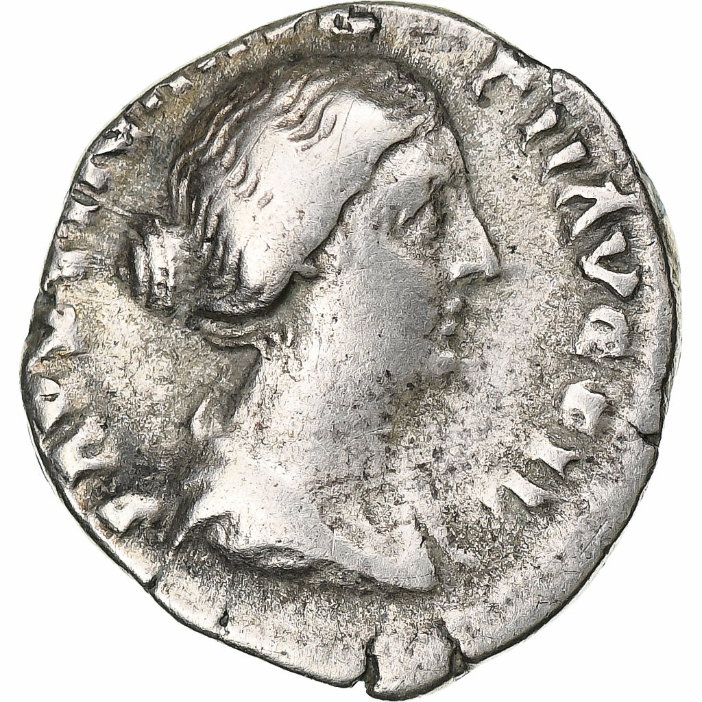 Faustina a II-a, 
  
  Denariu, 
  
  145-161