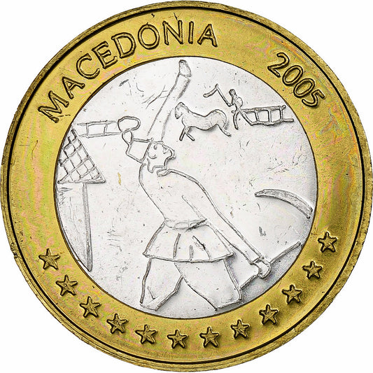 Macedonia, 
  
  2 euro, 
  
  Modele fantezie euro