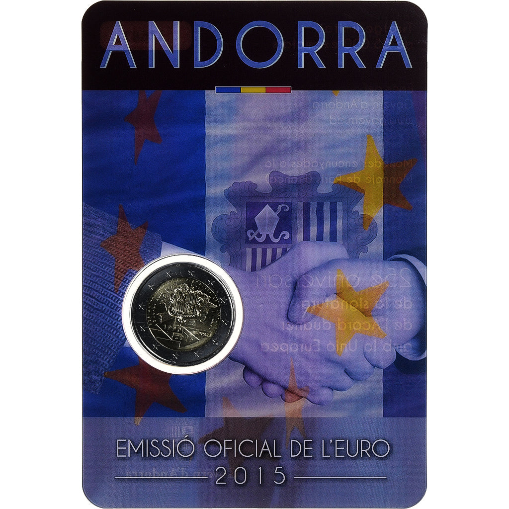 Andorra, 
  
  2 euro, 
  
  25ème anniversaire de l'accord douanier avec l'UE