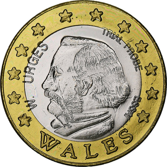 Regatul Unit, 
  
  Wales, 
  
  2 euro