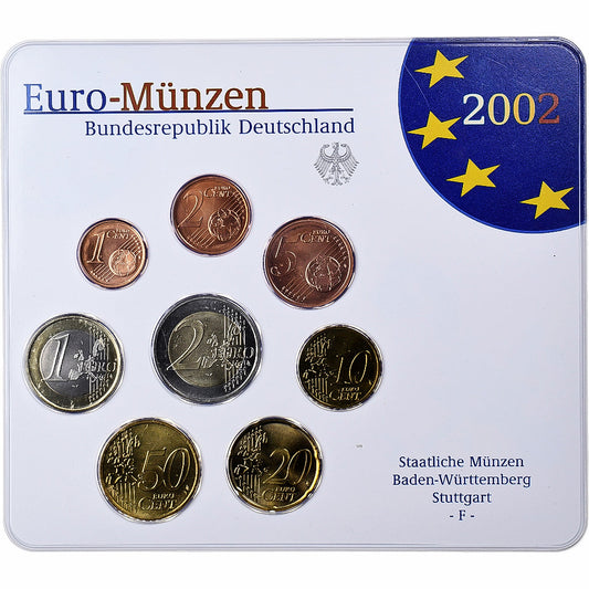 Germania, 
  
  1 cent la 2 euro, 
  
  BU