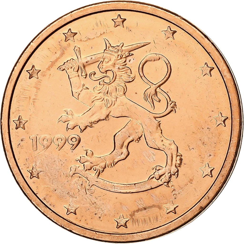 Finlanda, 
  
  2 cenți de euro, 
  
  1999