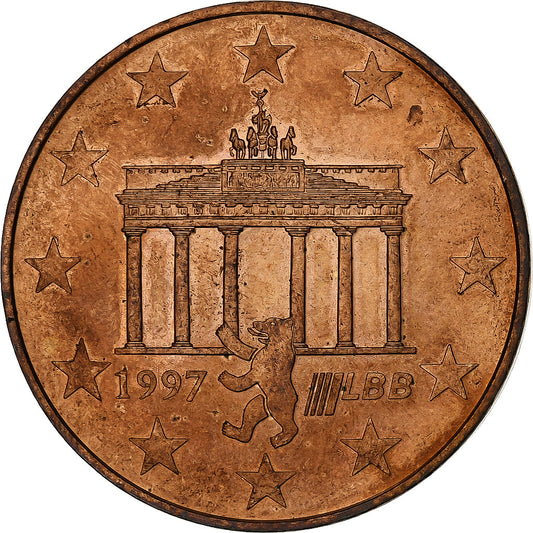 Germania, 
  
  1-1/2 euro, 
  
  1997