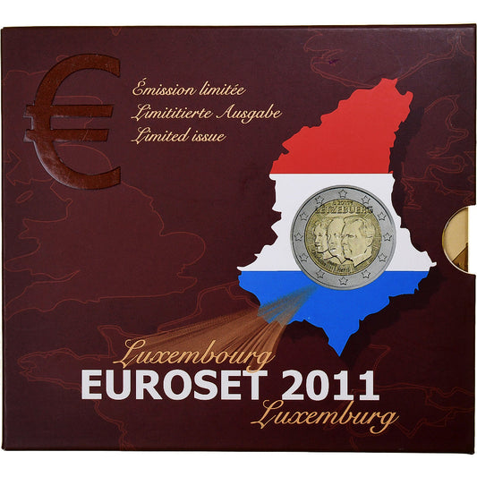 Luxemburg, 
  
  1 cent la 2 euro, 
  
  BU