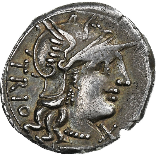 Lucretia, 
  
  Denariu, 
  
  136 î.Hr