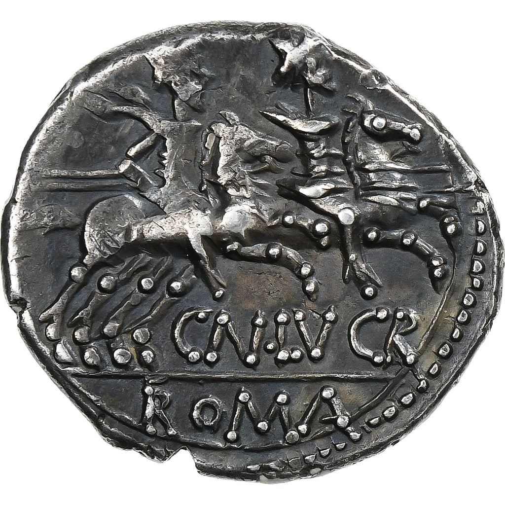 Lucretia, 
  
  Denariu, 
  
  136 î.Hr