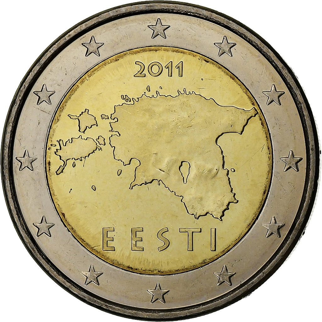 Estonia, 
  
  2 euro, 
  
  BU