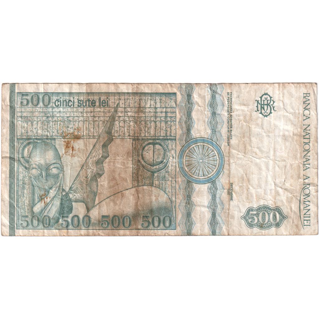 bancnota, 
  
  România, 
  
  500 lei